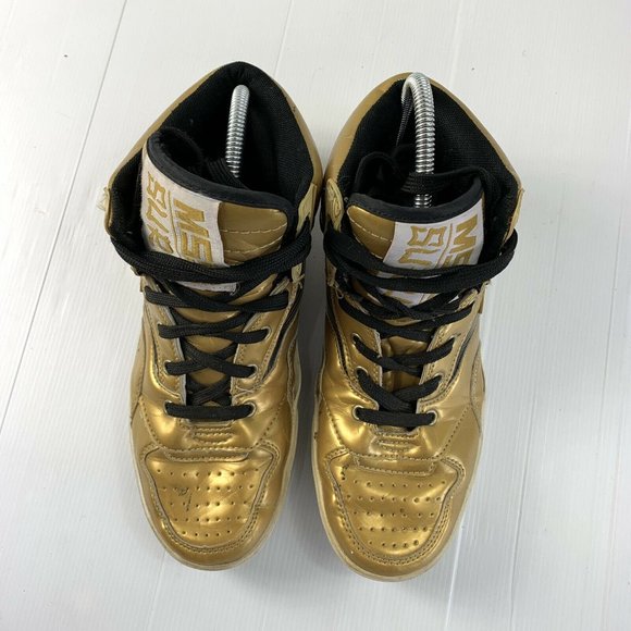 DC X Mike Shinoda X Suru Mens High Top Sneakers Gold US8 Rare HTF Skate Street - Picture 10 of 12